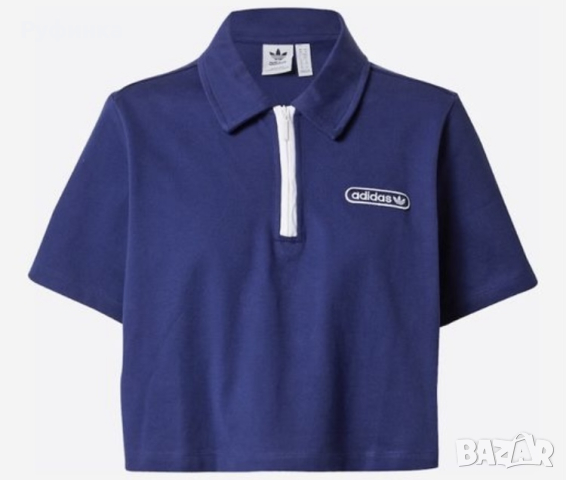 Тениска тип риза-Adidas