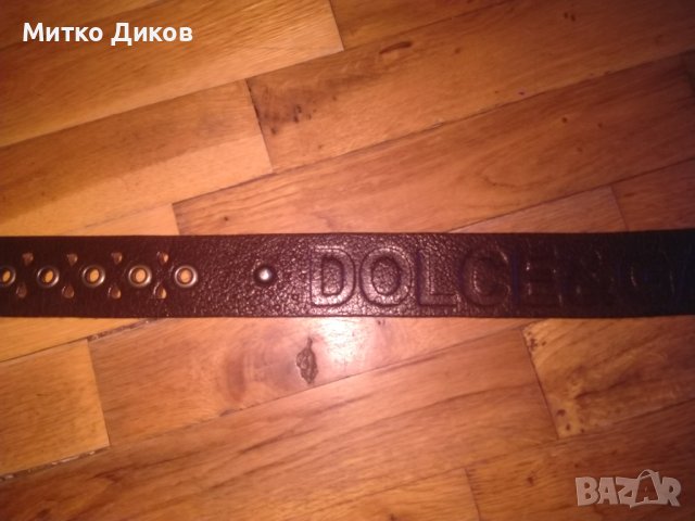 Колан естествена кожа Долче Габана 107см на 40мм, снимка 5 - Колани - 43050062