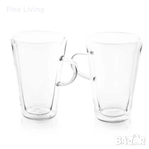 Чаша за капучино и лате 370ml, 2 броя, снимка 3 - Чаши - 52198800
