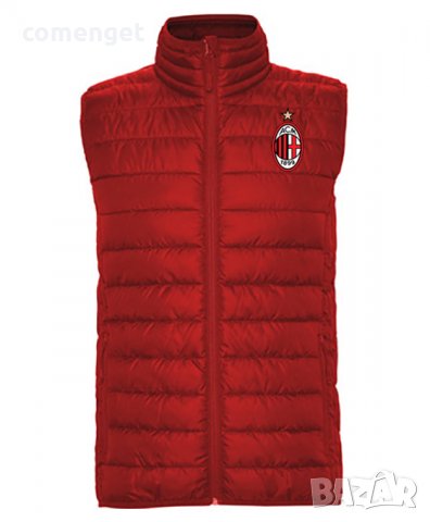 Мъжко яке без ръкави / елек, грейка МИЛАН / AC MILAN - 2 ЦВЯТА!, снимка 2 - Якета - 35846466