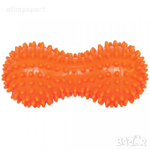 Двойна масажна топка с бодлички, която чрез притискане към тялото масажира в дълбочина. 