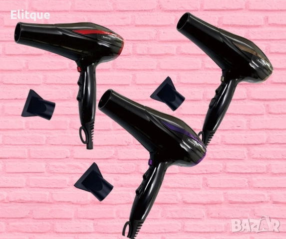 Сешоар, 2200W, 2 скорости, 3 нива, Cool shot, снимка 3 - Сешоари - 52832996