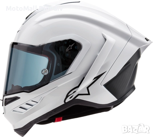 Каска ALPINESTARS Supertech R10 White/Flat Black, снимка 3 - Аксесоари и консумативи - 51614092