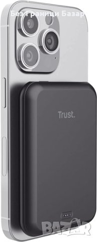 Нов Магнитен Trust Power Bank Зарядно устройство 5000 mAh, снимка 2 - Друга електроника - 43327456