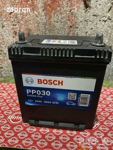 Акумулатор Bosch азиатка 36 амп/ч 360 А десен плюс , снимка 1 - Части - 43948631