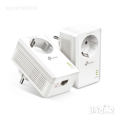 PowerLine Gigabit TP-Link TL-PA7017P KIT AV1000 интернет през електрическа мрежа Starter Kit 