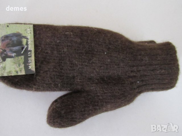 Машинно плетени детски ръкавици от вълна от як с един пръст,, снимка 5 - Шапки, шалове и ръкавици - 38058266