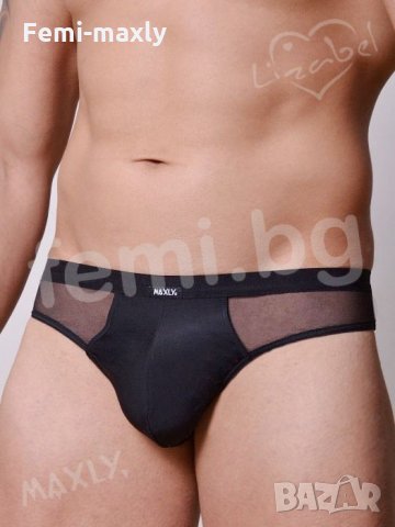 Мъжки секси еротичен стринг -прашка 5456  с мрежа , снимка 2 - Бельо - 26703015