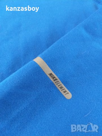 Nike Mens Element 1/2 Zip LS Running Shirt - страхотна мъжка блуза 2ХЛ КАТО НОВА, снимка 4 - Спортни дрехи, екипи - 39972175