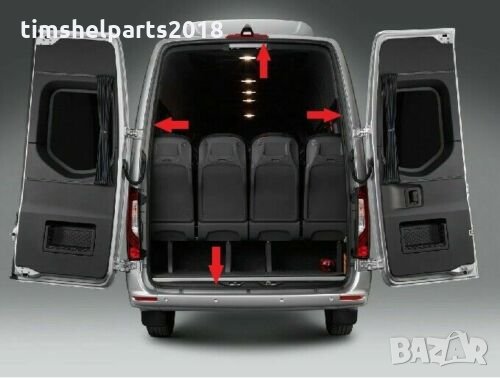 Уплътнение за задни врати за Mercedes Sprinter, VW Crafter, Opel Movano, Renault Master 2010-, снимка 2 - Части - 33196869