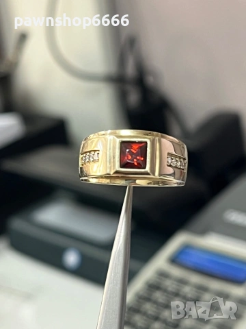 Златен пръстен 14 карата 6,14 грама , снимка 3 - Пръстени - 53589374