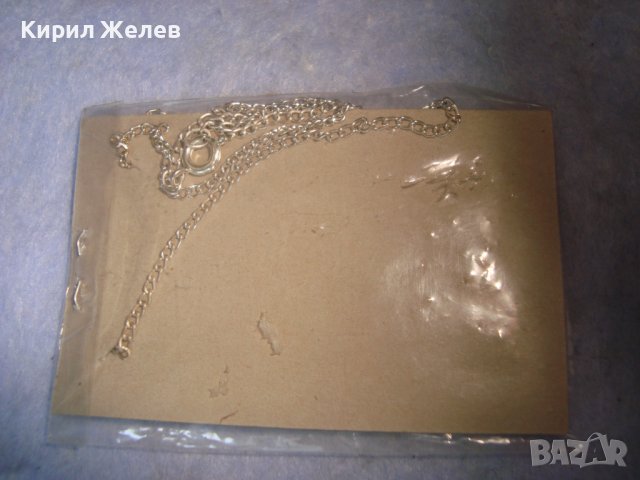 ПОСРЕБРЕНО НОВО КРЪСТЧЕ - РАЗПЯТИЕ с ПОСРЕБРЕНА ВЕРИЖКА - ПРАВОСЛАВНО 81550, снимка 3 - Колиета, медальони, синджири - 36901881