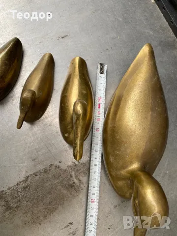 Бронзови патета 5 броя, снимка 4 - Антикварни и старинни предмети - 50090174