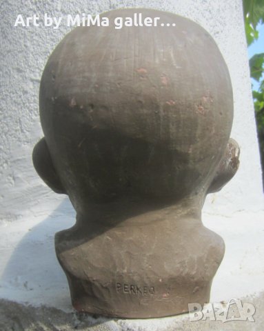 Бебе - реалистична глава автор скулптура фигура пластика бюст, снимка 6 - Статуетки - 43448238