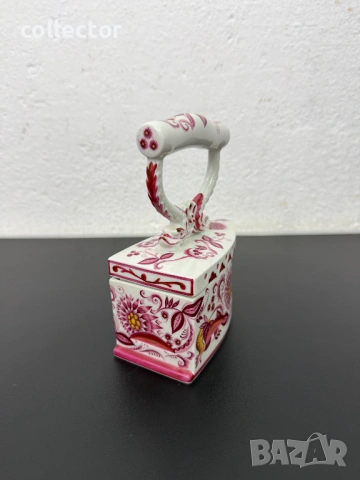 Декоративна порцеланова ютия - Limoges. №7803, снимка 6 - Антикварни и старинни предмети - 53018597