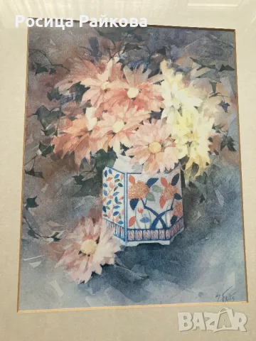 Картина в стъклена рамка, снимка 2 - Картини - 50271663