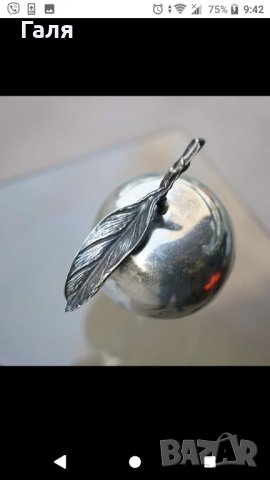 Сребърна миниатюра "Нар", снимка 6 - Други - 38204186