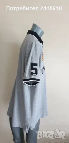 POLO Ralph Lauren New York Pique Cotton Custom Slim Fit Mens Size 2XL ОРИГИНАЛ! Мъжка Тениска!, снимка 4 - Тениски - 50376568