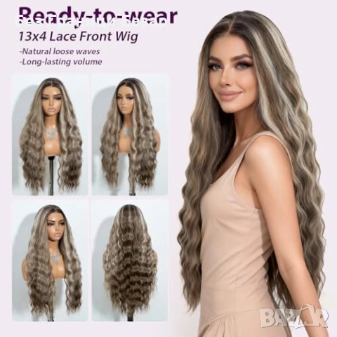 Нова Перука за Парти и Ежедневие, Висококачествена коса за жени прическа, снимка 4 - Аксесоари за коса - 53166532