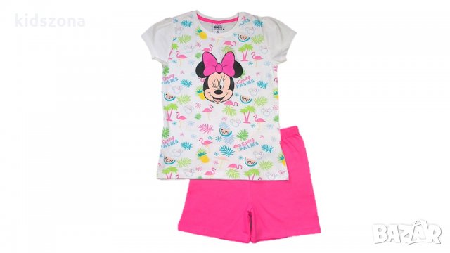 Детска пижама Minnie Mouse к. р.  4, 5, 6, 7, 8 и 9 г. - М4-5, снимка 1 - Детски пижами - 32340415