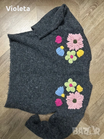 Памучна блуза, снимка 2 - Блузи с дълъг ръкав и пуловери - 53048698