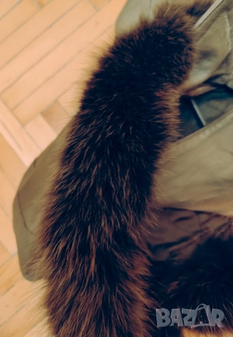 Елегантно дамско кожено яке маслено зелено– естествена кожа, снимка 4 - Якета - 40836007