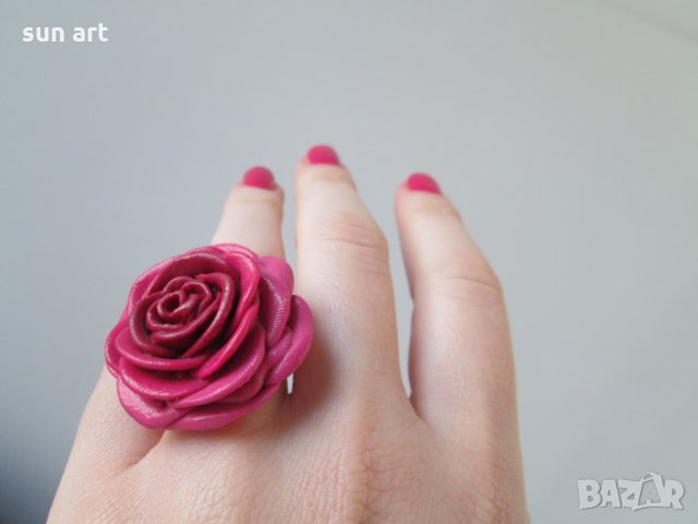 рози-арт пръстени , снимка 7 - Пръстени - 27633620