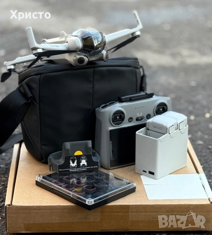Дрон DJI Mini 4 Pro + 3 батерии + ND филтри + чанта – ТОП комплект 