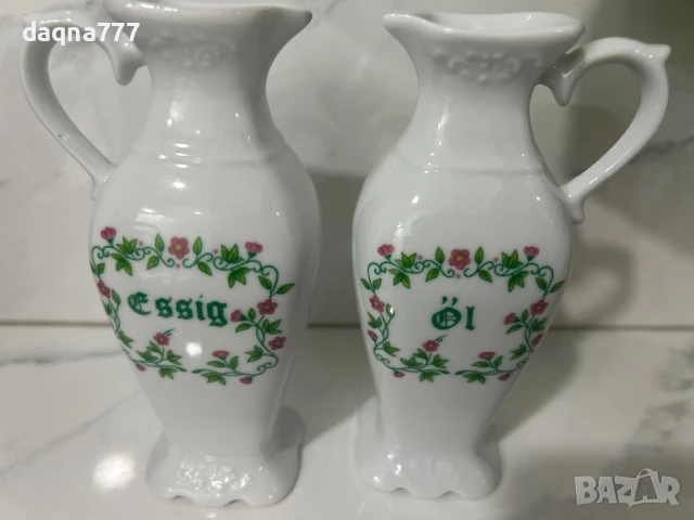 Винтидж порцеланови канички за оцет и олио Bavaria, снимка 10 - Антикварни и старинни предмети - 50499215