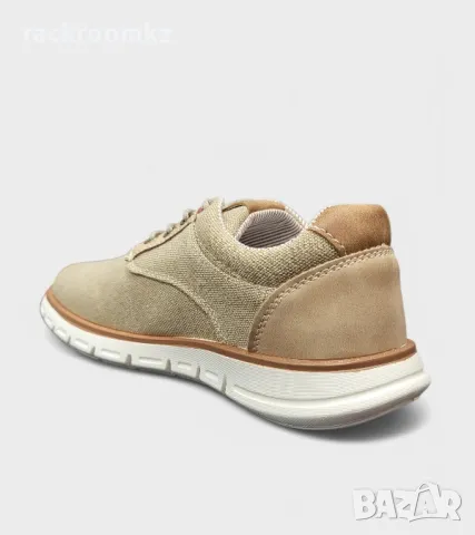 Мъжки текстилни обувки с мемори стелка и TPR подметка – удобство и стил BK-8 Khaki, снимка 3 - Ежедневни обувки - 50142046