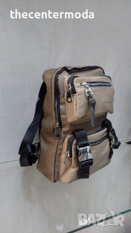 Дамска раница бежова