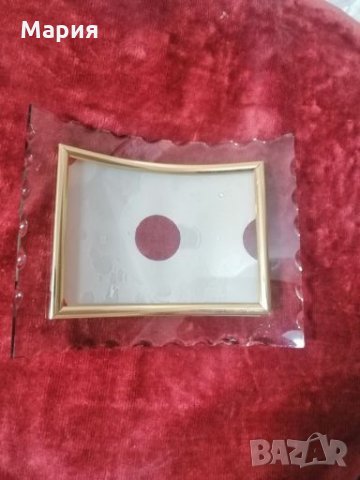 Стилна Рамка за снимка 9 /13 закалено стъкло, единична +ПОДАРЪК мини рамка за малка снимка 