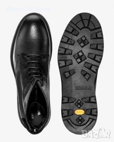 Луксозни кожени боти -WOOLRICH  Soft hammered ankle номер 40 , снимка 9 - Дамски боти - 39306909