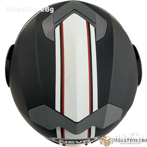 Модуларна Каска за мотор - 2402-5 черно / бяло МАТ, снимка 4 - Аксесоари и консумативи - 48988327