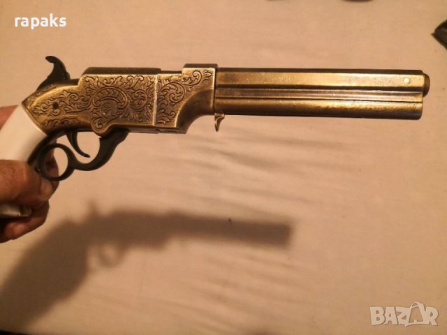 Пистолет, пушкало, револвер, пищак. Нестреляща реплика Шарпс, снимка 5 - Колекции - 35322299