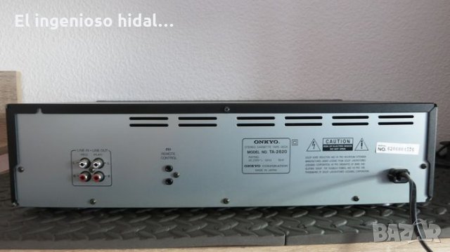  ONKYO TA-2820, дек отличен. , снимка 2 - Декове - 33348638