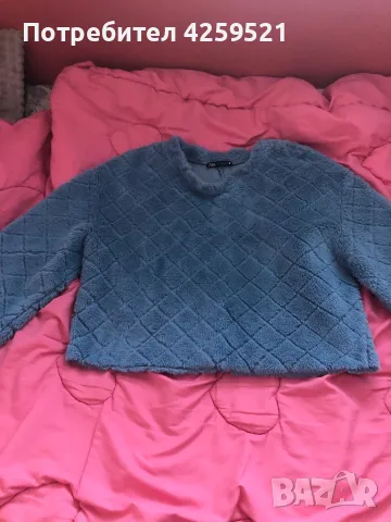 Дамска къса блуза на Зара, снимка 3 - Блузи с дълъг ръкав и пуловери - 48125584