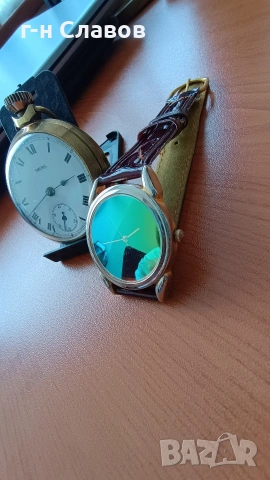 18k Gold Charles Delon, огледално стъкло, нова AGFA батерия. , снимка 6 - Мъжки - 53606554