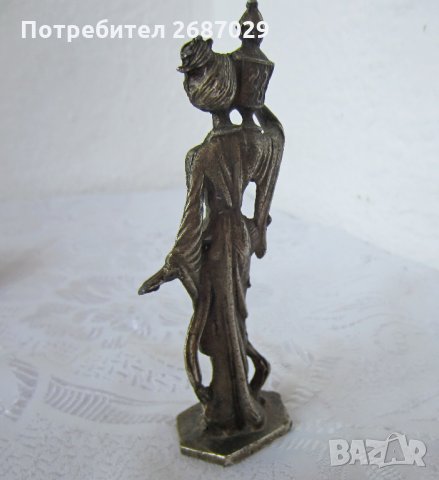 Фигура фигурки метал, изящна жена, жаба, бик, снимка 8 - Статуетки - 28974940