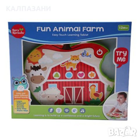 NTOYS Музикален таблет Ферма Fun Animal Farm 82028