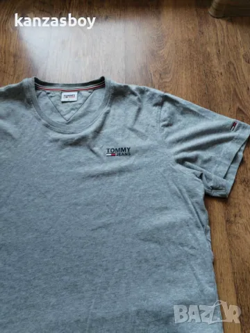 Tommy Hilfiger - страхотна мъжка тениска КАТО НОВА ХЛ, снимка 5 - Тениски - 49979897
