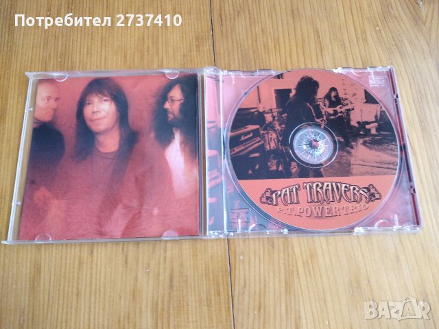 PAT TRAVERS - P.T. POWER TRIO 7лв матричен диск, снимка 2 - CD дискове - 37646130
