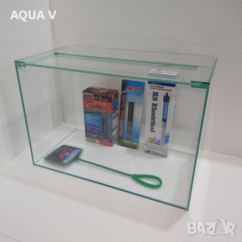 Аквариум 32 литра - оборудван