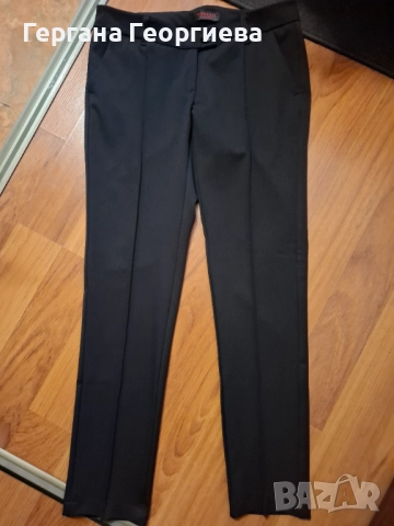 Дамски нов черен панталон Вoneli, снимка 6 - Панталони - 34327300