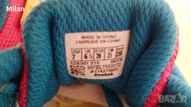 НОВИ Маратонки Reebok 39, снимка 5 - Маратонки - 52524547