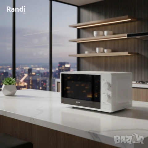 Микровълнова фурна VOX M-30, 700W, 20л с механичен таймер, снимка 8 - Микровълнови - 53500131