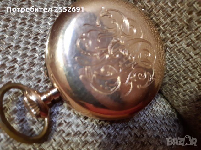Златен дж.часовник-уникат, снимка 2 - Антикварни и старинни предмети - 28571527