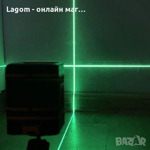 Лазерен нивелир с кръстосан лазер Bigstren, самонивелиращ се, зелен, 15x14x10cm, снимка 6 - Други инструменти - 52562560