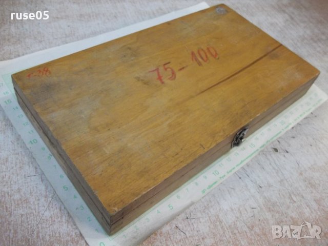 Микрометър "75 - 100 мм" германски DDR работещ, снимка 8 - Други инструменти - 43300812