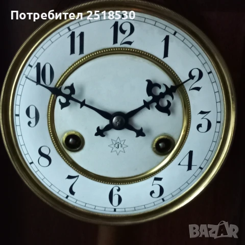Старинен стенен Junghans , снимка 4 - Антикварни и старинни предмети - 50574897